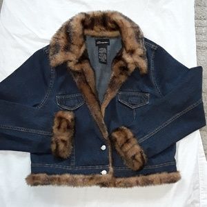 Juniors extra large jean jacket